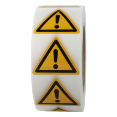 caution sign, W001, 50 mm - View Product