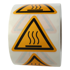 caution sign, W017, 100 mm - View Product