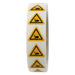 caution sign, W024, 25 mm - View Product