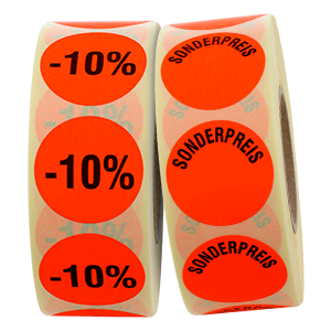 Promotional Labels - View Assortment